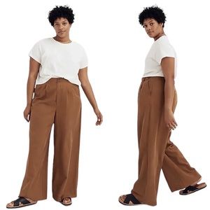 EUC Madewell Harlow Front Pleated Wide Leg Pants 10